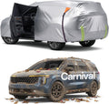 for Kia Carnival Car Cover 2015-2026, 100% Waterproof All-Weather | NO.1 UV Sun & Heat Protection, Paint-Safe Lining, Driver-Side Zipper, Windproof Design