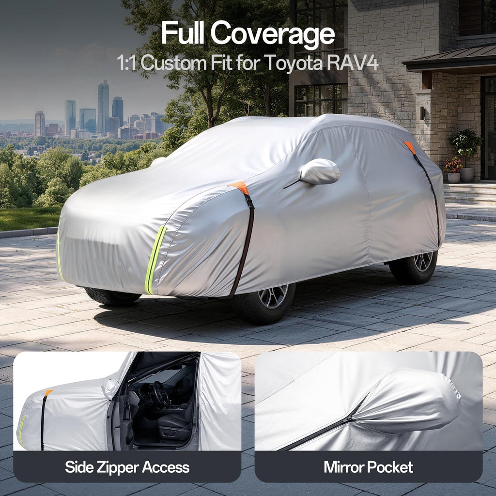 for Toyota RAV4 Car Cover 1996-2026, 100% Waterproof All-Weather