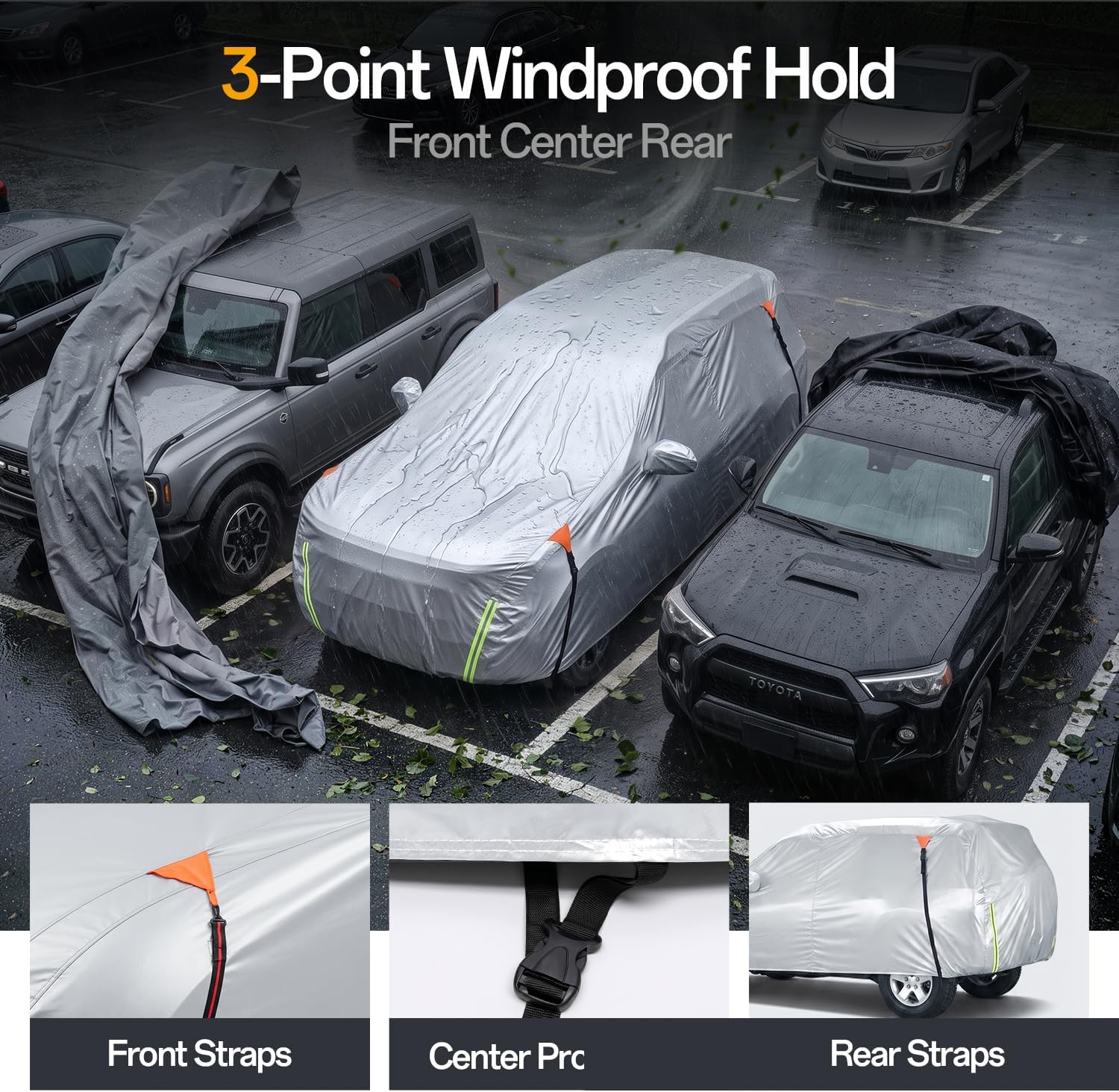 for Toyota 4Runner Car Cover 2002-2026, 100% Waterproof All-Weather