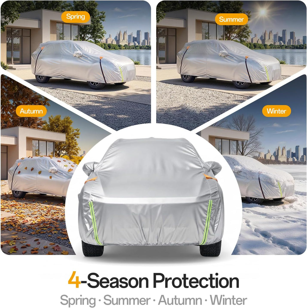 for Lexus RX Car Cover 2003–2026, 100% Waterproof All-Weather | NO.1 UV Sun & Heat Protection, Paint-Safe Lining, Driver-Side Zipper, Windproof Design